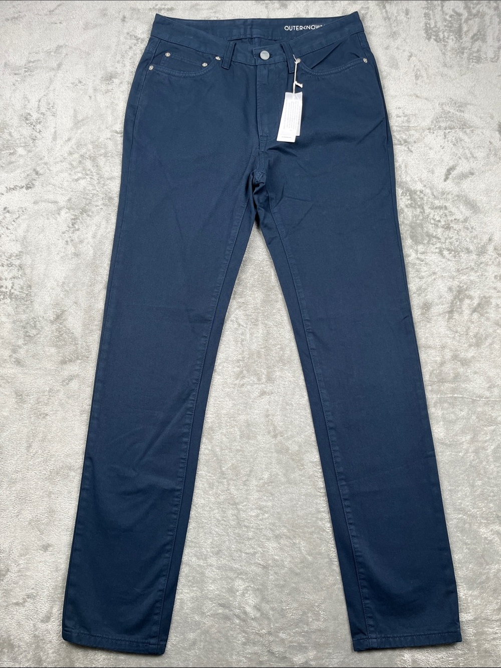 NEW Outerknown 30, Roamer 5 Pocket Chino Men's Blue SEA Jeans